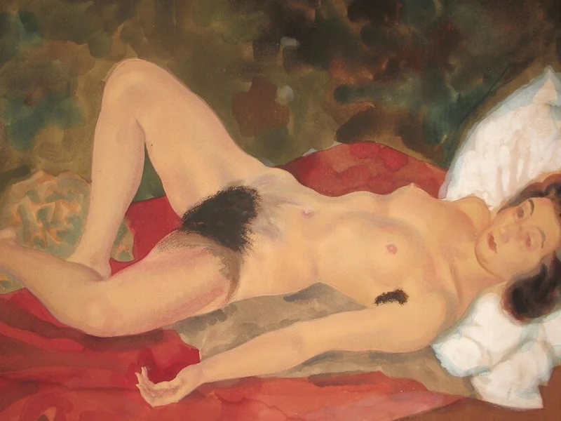 1898-Eduard Wiiralt - Nudo sdraiato